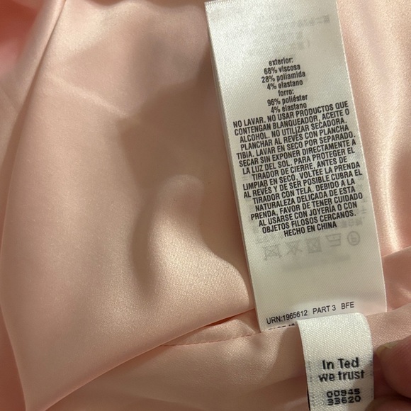 Ted Baker London Blush Pink Scalloped Mini Dress-NWOT - Picture 13 of 13